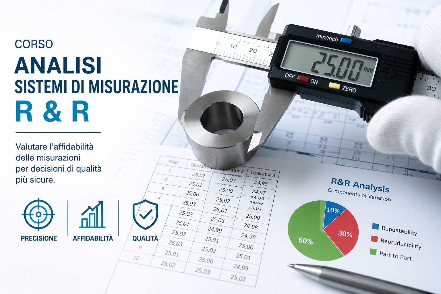 Corso Analisi Sistemi di Misurazione